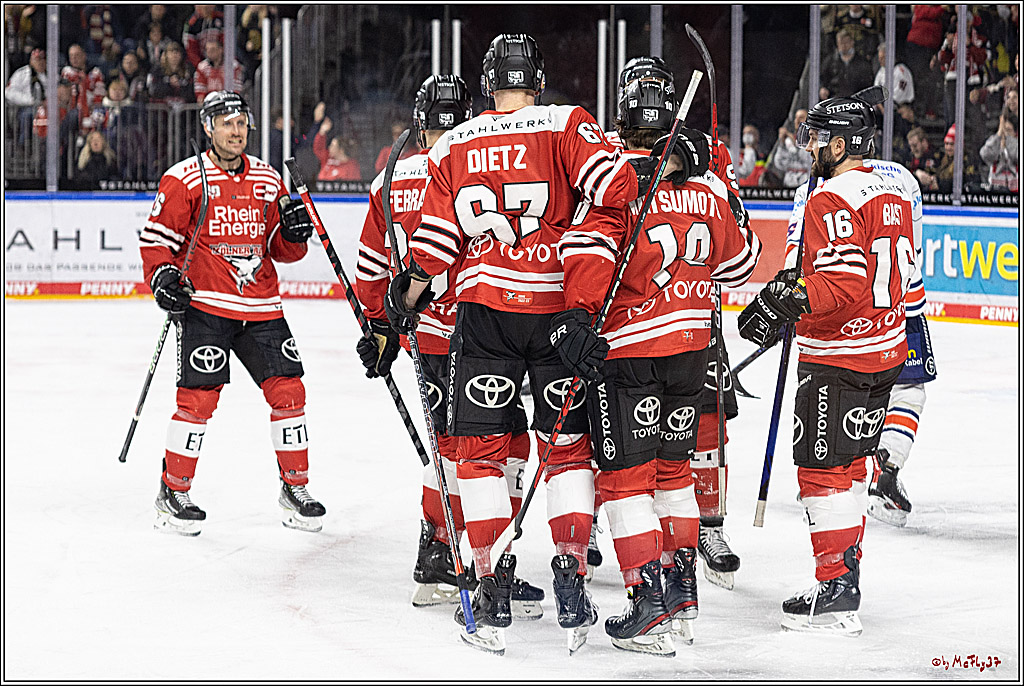 PENNY DEL;  Koelner Haie - Iserlohn Roosters; Koeln, 24.01.2023